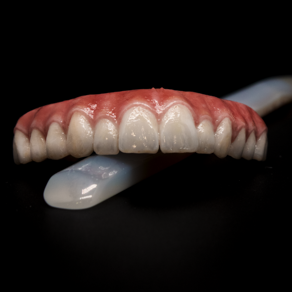 Sample of fixed complete denture 